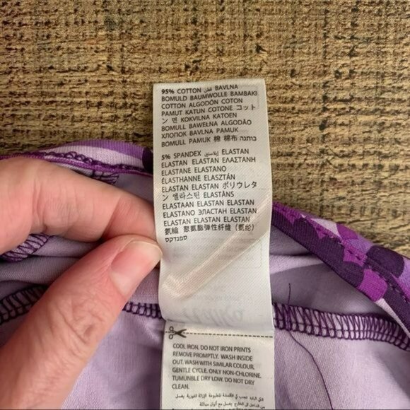 Adika retro hippie floral halter tank top bodysuit in purple - XS NWTs - Picture 7 of 9